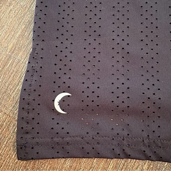 ZYIA Black Perforated Top - Picture 3 of 7